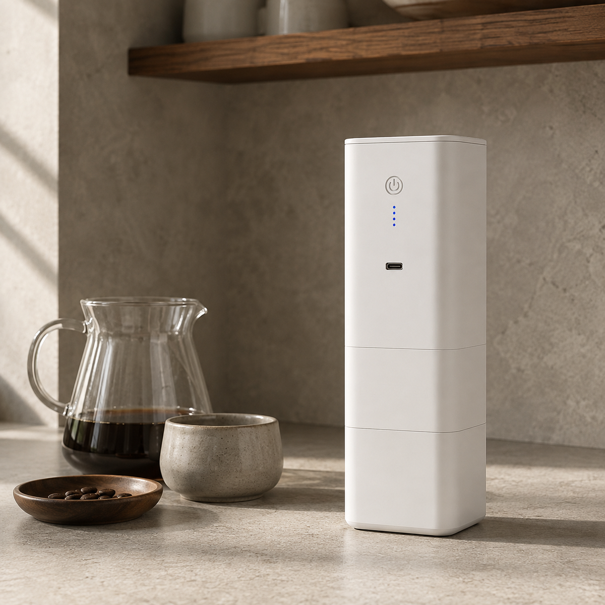 Beanmiller Precision Cordless Coffee Grinder